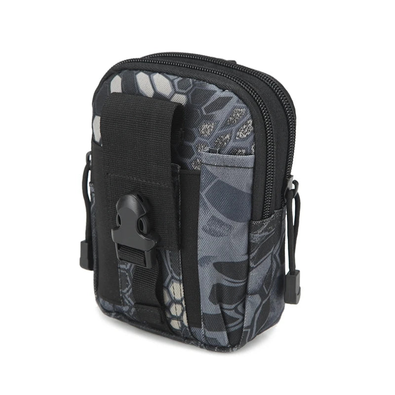 Mini bolsa de cintura para acampamento ao ar livre A50 Bolsa de cintura tática esportiva de 6 polegadas