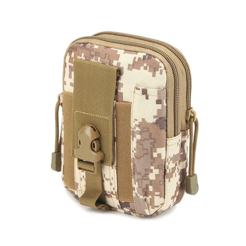 Mini bolsa de cintura para acampamento ao ar livre A50 Bolsa de cintura tática esportiva de 6 polegadas