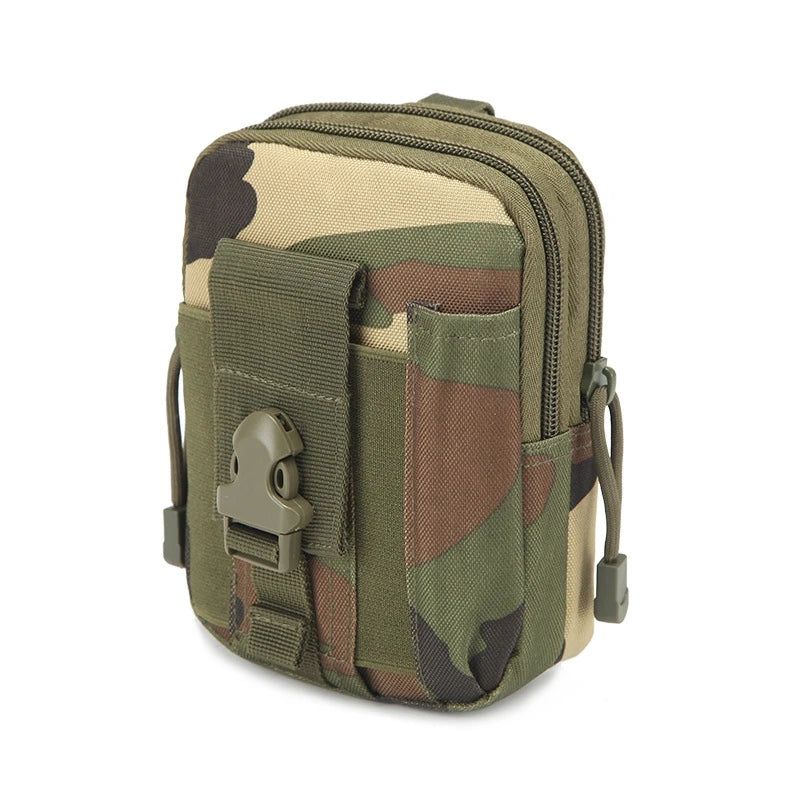 Mini bolsa de cintura para acampamento ao ar livre A50 Bolsa de cintura tática esportiva de 6 polegadas