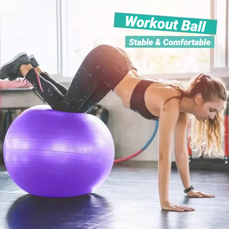 Bolas de exercício espessadas à prova de explosão para equipamentos domésticos de PVC - 45CM-95CM