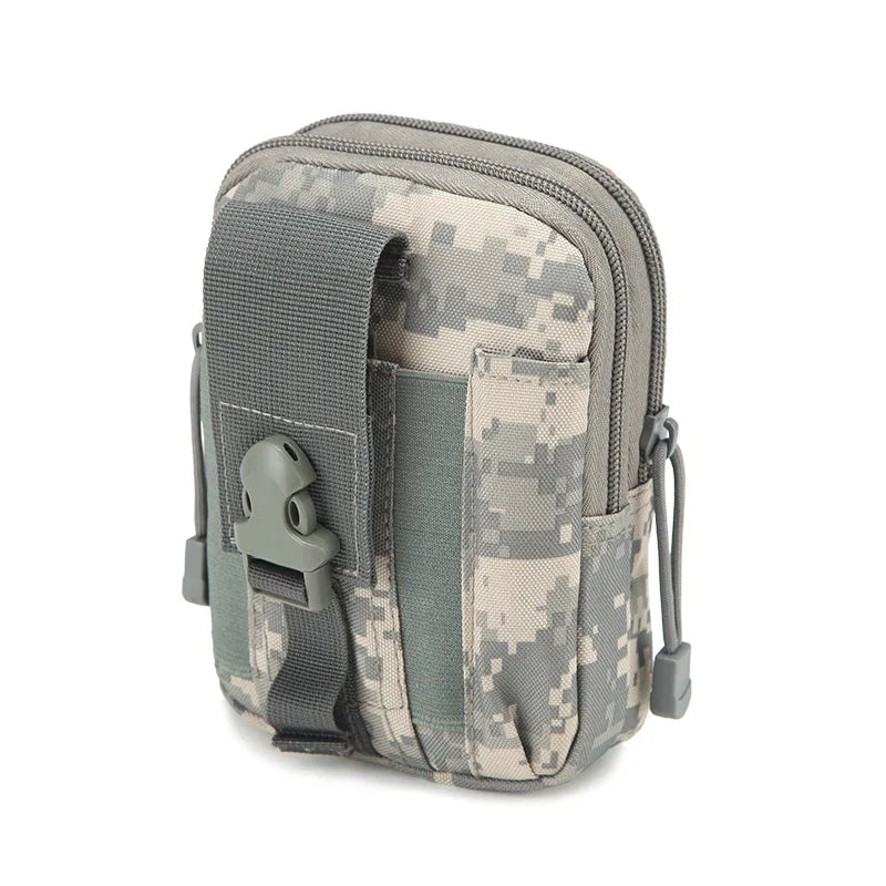 Mini bolsa de cintura para acampamento ao ar livre A50 Bolsa de cintura tática esportiva de 6 polegadas