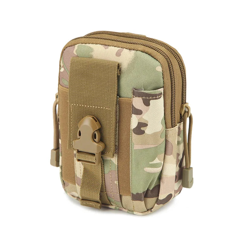 Mini bolsa de cintura para acampamento ao ar livre A50 Bolsa de cintura tática esportiva de 6 polegadas