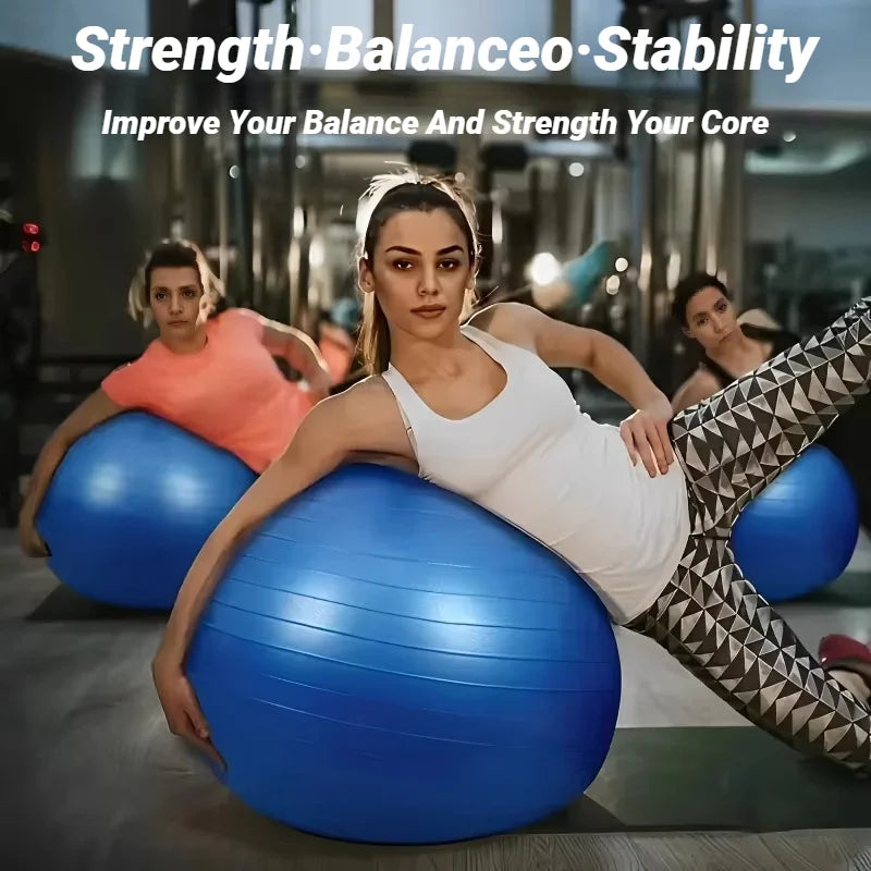 Bolas de exercício espessadas à prova de explosão para equipamentos domésticos de PVC - 45CM-95CM