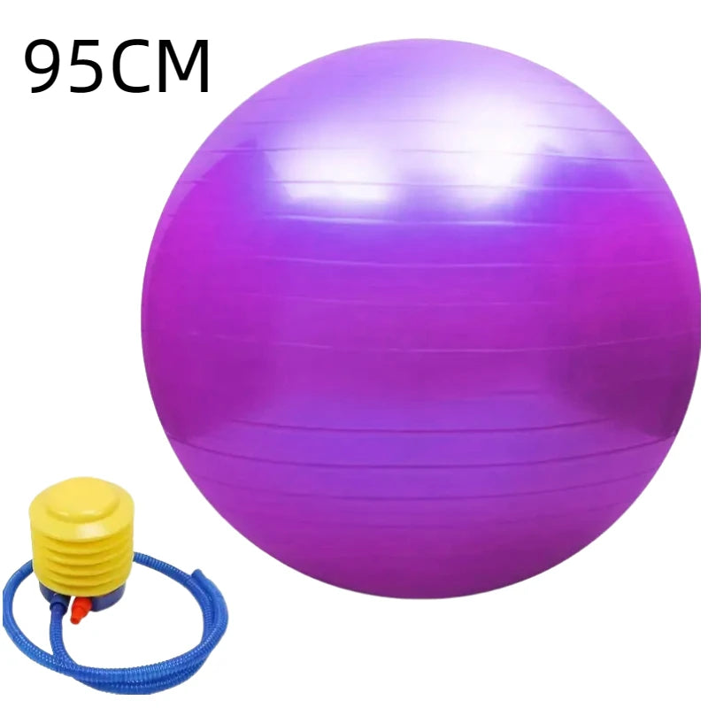 Bolas de exercício espessadas à prova de explosão para equipamentos domésticos de PVC - 45CM-95CM