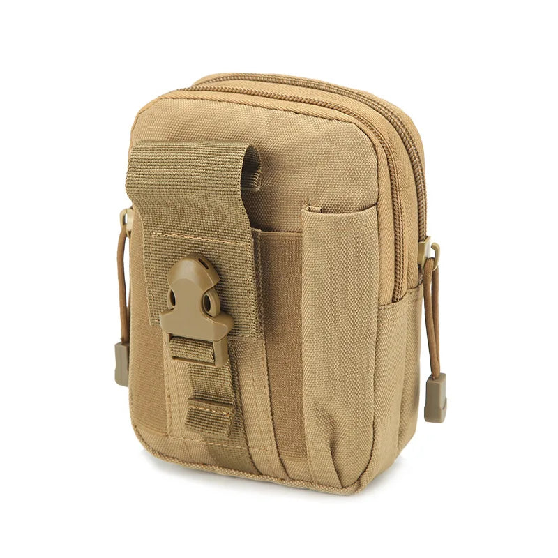 Mini bolsa de cintura para acampamento ao ar livre A50 Bolsa de cintura tática esportiva de 6 polegadas