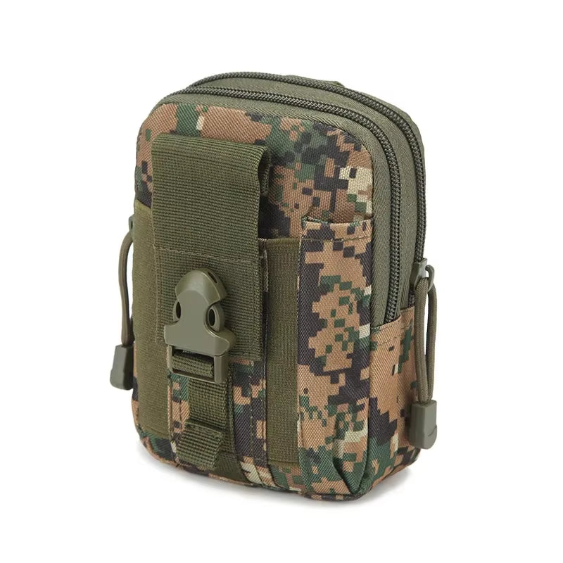 B2 Men'S Versatile Waist Pack Small Pocket Portable Survival Kit for Outdoor Sports Travel Camping and Hunting